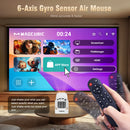 Magcubic 4K Video Projector HY310 1080P Projector Auto Focus 330ANSI 5W Speaker Air Mouse Voice Assistant for Camping Concert