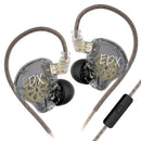 KZ EDX Lite IEM Monitor Headphones Dynamic HIFI Bass Music Earbuds In Ear Wired Earphones Noise Cancelling Sport Gaming Headsets