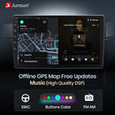 Junsun 7 9 10英寸通用CarPlay Android Auto车载收音机，适用于大众菲亚特雷诺日产现代GPS多媒体自动收音机立体声