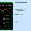 Tuya WiFi 15 in 1 Air Quality Detector CO/CO2/HCHO/TVOC/AQI/PM0.3/PM1.0/PM2.5/PM10 Air Quality Tester Temperature Humidity Meter