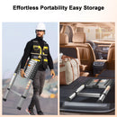 The Skyline Reach | Stainless Steel Telescopic Ladder, 150 kg Rated