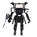 2024 Strengthen Skibidi New A Series of Toilet Man Drill Male Titan Man Female TV Personality Building Blocks Set Toys For Gift