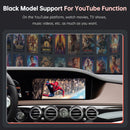 适用于梅赛德斯奔驰S级W222 W217（2014-2018）的无线CarPlay，带Android Auto、镜像链接、隔空播放和车载播放功能