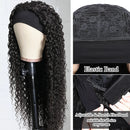 Kinky Curly Headband Wigs 100% Brazilian Human Hair Wigs Long Curly Hair For Women Full Machine Made Human Hair Wig 180% Density