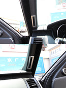 2 PCS Car A Pillar Air Conditioning Vent Trim Stickers ABS Chrome for Land Rover Range Rover Sport Vogue Discovery 5 Accessories