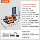 SucceBuy Belt Disc Sander Combo with 5A/4.3A/2.5A Induction Motor Sanding Machine Woodworking Deburring Grinder Combo Bench