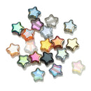 50Pcs/Lot Crystal Star Pendants 8mm Faceted Glass Loose Beads Handmade For Jewelry Diy Making Accessories Wholesale In Bulk