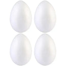 2/3/4 Pcs 15cm 20cm DIY Eggs White Foam Balls Eggs Easter Modeling Shapes Egg Ornaments Kids Painting Party Decorations