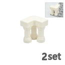 Big Size Building Block Pillar Farm Fence Guardrail Ceramic Tile Construction Assemble Bricks Compatible Large Size Duploes Toys