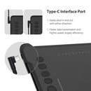 HUION H1161 Digital Tablet Graphics Drawing Tablet Battery-free Pen Stylus with Tilt Function Support Android Win and Mac Device