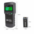 NOYAFA NF-8108M Digital Network LAN Cable Tester Meter RJ45 5E, 6E Coaxial Cable Tracker Tool Measure Network Cable Length