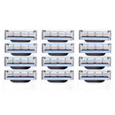 8-48pcs Stainless Steel Shaver Cutting Head 3 Layer Safety Razor for Gillette Mach 3 Replacement Refills Manual Razor Blades Gif