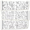3M Children Drawing Roll DIY Sticky Color Filling Paper Coloring Paper Roll For Kids DIY Painting Drawing Early Stationery Toys