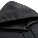 Men's Fleece Warm Hoodies Sets MILANO Printing Tracksuit Hooded Sweatshirt + Drawstring Pants Sportswear Two-piece suit