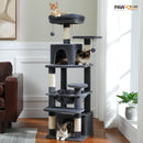 Large Cat Tree and Tower for Indoor Cats With Sisal-Covered Scratching Posts Spacious Hammock Padded Perches and Condos Cat Toys