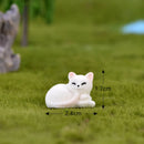 Easter Bunny Decoration Mini Resin Rabbit Craft Miniature Figurine Landscape Model Home Desktop Decor Fairy Garden Decoration