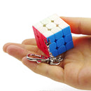 MoYu KeyChain 3cm 3.5cm Mini 3x3 Magic Cube KeyChain Professional Educational Toys Cubo Magico Puzzle Game