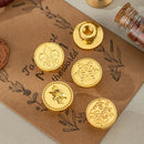 Irregular Lacquer Seal Head Retro Stamp Diy Scrapbooking Crafts Invitation Letter Decor Wax Seal Christmas Valentine's Day Theme