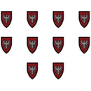 MOC Medieval Accessories Series Building Blocks Military Army Soldier Armour Shield Helmet Sword Crown Weapon Knight Bricks Toys