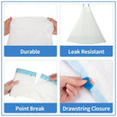DOEL Self-Cleaning Cat Litter Box Poop Bags Drawstring Design 17x19in/45x50cm 4 Rolls Trash Bags 60 Counts Cat Litter Box Liners