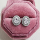 2026 Pink Silver Color Zircon Stud Earrings For Women Earing Girl Party Gift 1 dollar items Gothic freeshipping y2k Jewelry Z7