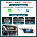 RoadTop 12.3 Inch Wireless CarPlay Multimedia Ultra-thin Screen Android Auto For Audi A4 2009-2012 Airplay Autolink Function