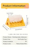 Interactive Dog Food Dispenser Toy - Puzzle Feeder with Leak-Proof Design, Slow-Feeding Design & Durable PP Material for Dogs