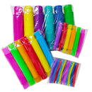 Pop Tubes Colorful Stress Anxiety Relief Toy Fidget Sensory Toys for Kid Adults Toddlers Learning Toys Stretch Tube