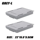Hidden Drawer Organizer Self-Adhesive Desktop Small Drawer Cabinet Under Table Hidden Drawer Office Home Storage Tools