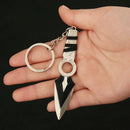 Valorant Weapon Keychain Reaver Karambit Vandal Prime Champions Skins Samurai Sword Pocketknife Weapon Model Gifts Toys for Boys