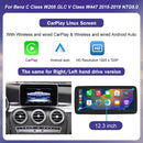 Linux Touch Screen for Mercedes Benz W205 GLC C V Class w447 2015-2019 GPS With Wireless Carplay Android Auto Car Multimedia