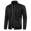 Spring Men's Turn-down Collar Sweatshirt Zipper Stand Collar Pullovers Man Sweatshirts Man Zippers Sweater Coats
