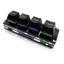 Mini 4-Key Select All Cut Copy Paste Macro Pad Ctrl A X C V Shortcut One Handed Keyboard RGB Gaming Mechanical Keyboard OSU Key