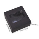 6Pcs Black/White Kraft Paper DIY Gift Box With Window Wedding Birthday Party Decoration Cake Packaging Box Event Party Gift Case