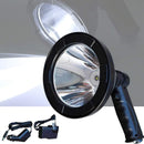 5-inch Hunting Spotlight Kit - Rechargeable Handheld Lightweight Built in Battery Waterproof Searchlight 6000K Strong Light