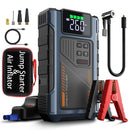 Portable Car Jump Starter With Air Compressor, 3000A Peak(7.5L Gas, 6.5L Diesel) , Jump Starter Battery PackWith150 PSl Tire Inf