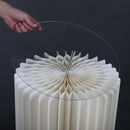 The Gilded Column | Folding Cylinder Display Rack for Weddings & Events