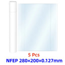Nfep薄膜 280x200x0.127毫米 PFA薄膜 适用于CREALITY HALOT PLAY LD006 HALOT SKY 2022 HALOT RAY HALOT LITE 3D打印机配件