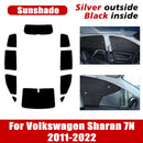 Sunshades For Volkswagen VW Sharan 7N SEAT Alhambra 2011-2022 Sunshade Auto Anti-UV Window Visor Sun Windshield Car Accessories