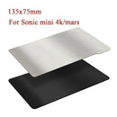 Spring Steel Sheet Plate Flexible Magnetic Sticker Flex 135x80 Heatbed 3D Printer Parts For Elegoo Mars ANYCUBIC Mono X CREALITY