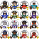 WM6133 Football Rugby Basketball Player NFL Building Blocks Assembled Children's Educational Toys Christmas Gifts