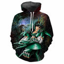 Saint Seiya Classic 3D Harajuku Printed Cartoon Anime Cool Fashion Avant-garde Men Women Soft And Comfortable Trendy Hoodie Top