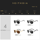 VEITHDIA Brand Sunglasses Men Polarized UV400 Sun Glasses Outdoor Sports Driving Male Women Eyewear Accessories For Female 1306