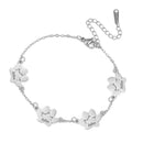 Cute Trendy Dog Cat Paw Custom Name Bracelet Women Stainless Steel Jewelry Multiple Names Personalized Pet Valentine's Day Gifts