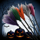 Halloween Party Witch Broom Kids Plastic Cosplay Flying Broomstick Props For Masquerade Halloween Cosplay Costume Accessories
