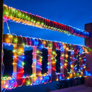 50M Solar LED Strip Rope Tube Fairy Light String Outdoor Waterproof for Wedding Christmas Party Garden PathwayGarland Decor