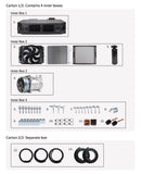 Universal Automotive 12V 24V A/C Air Conditioning Kit for Truck Minibus Van Tractor Digger RV Excavator AC Air Conditioner