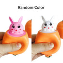 Easter Carrot Rabbit Squeeze Cup Cute Bunny Pinching Plaything Easter Decoration 2024 Easter Rabbit Birthday Gift for Kids