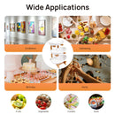3-Tier Fruit Plate,Snack Dessert Cake Tray Plate Rack for Party Wedding,Fruit Bowl W/ Bamboo Wood Stand,Candy Dish Cake Stand
