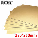 250x250mm 适用于QIDI Q1 Pro、Ankermake M5 PEI板 双面粉末涂层弹簧钢板 纹理PEI板 适用于Anker Make M5